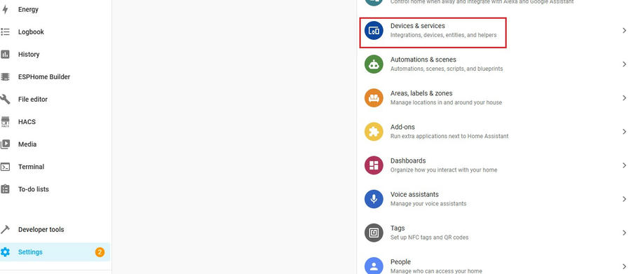 Adding MQTT Integration STEP1