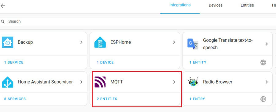 Adding MQTT Integration STEP2