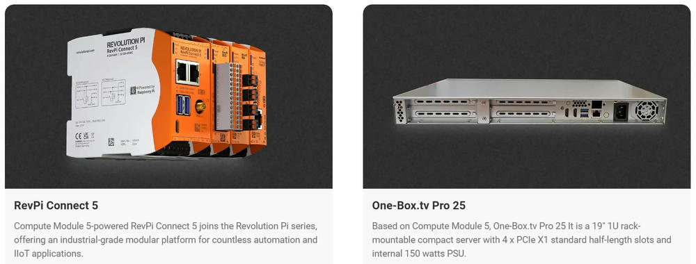 Compute Module 5 is already being deployed in successful embedded solutions
