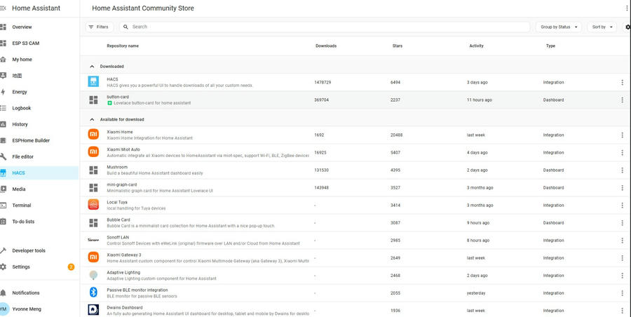 To set up the HACS integration step3