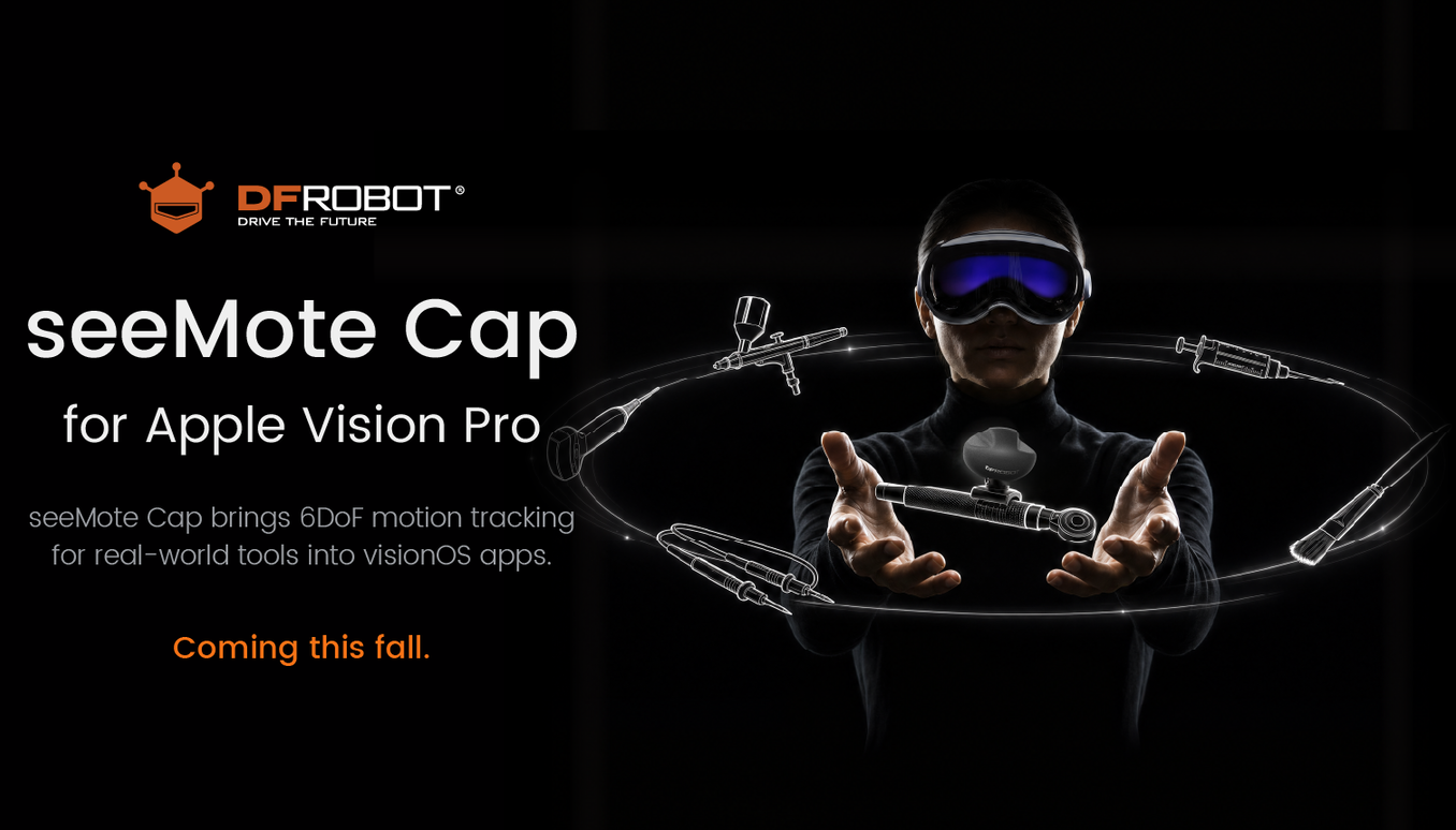 DFRobot Introduces seeMote Cap and seeMote Cube for Apple Vision Pro Developers