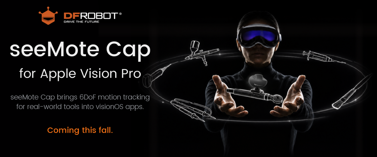 DFRobot Introduces seeMote Cap and seeMote Cube for Apple Vision Pro Developers