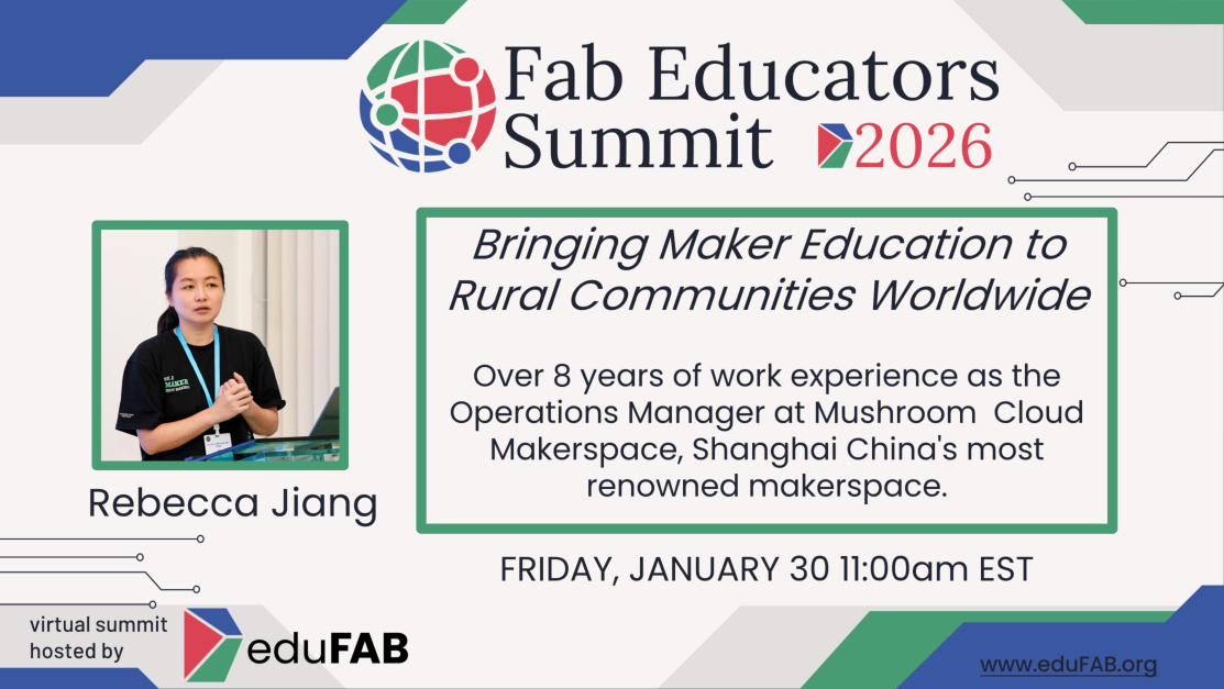 Rebecca Jiang, Operations Manager at Mushroom Cloud Makerspace